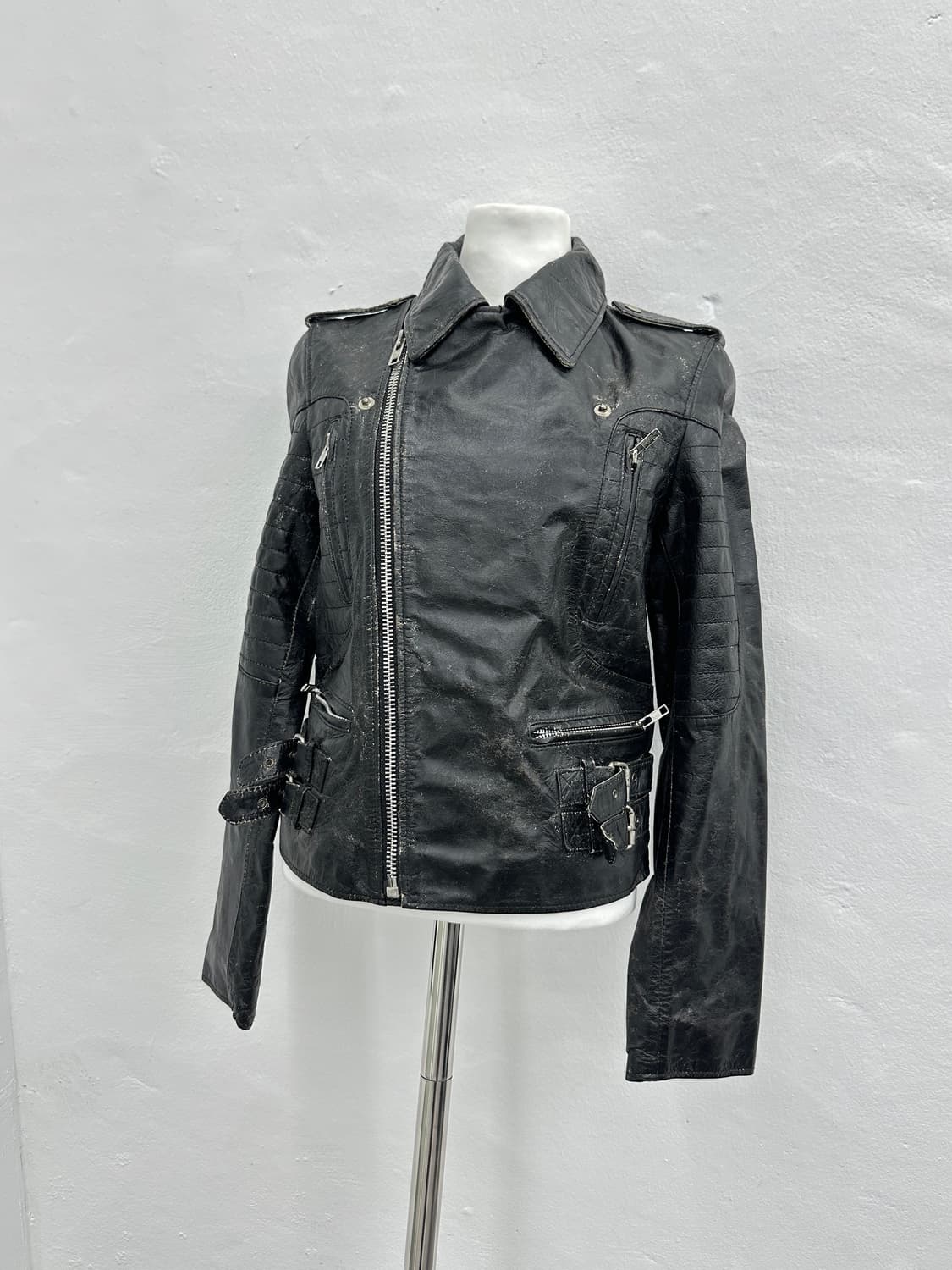 Garment washed distressed tanning sheeps 상품이미지8