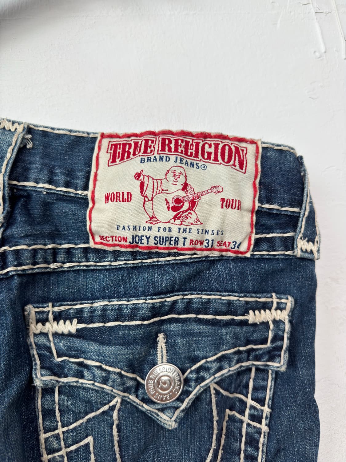 트루릴리젼 조이 수퍼티 로우라이즈 부츠컷 데님팬츠 상품이미지3