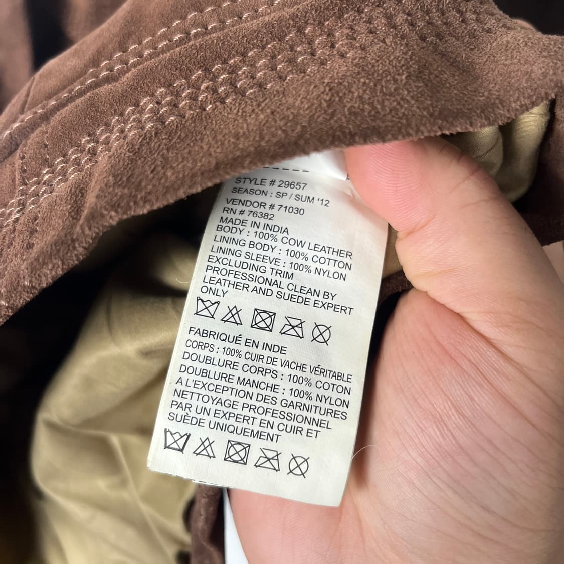 [Timberland] 팀버랜드 카우스킨 스웨이드 헌팅자켓 상품이미지6