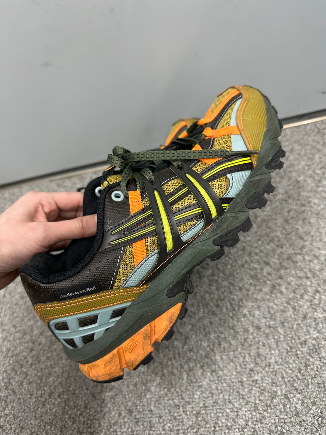 아식스 x 앤더슨벨 젤 소노마 15-50 올리브 오일 다크 브라운 상품이미지4