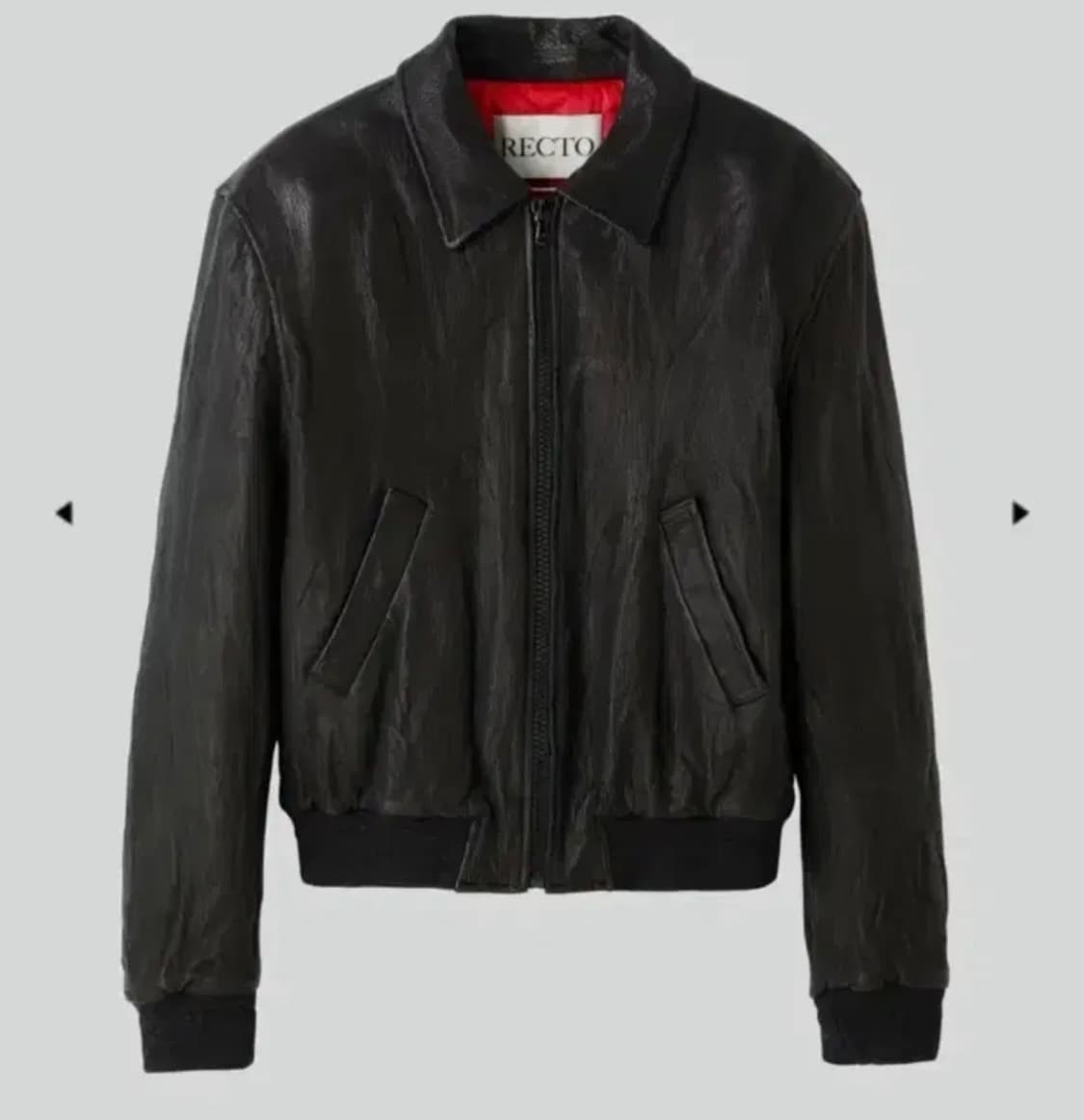 M 렉토 벤 크링클 레더 자켓 상품이미지1