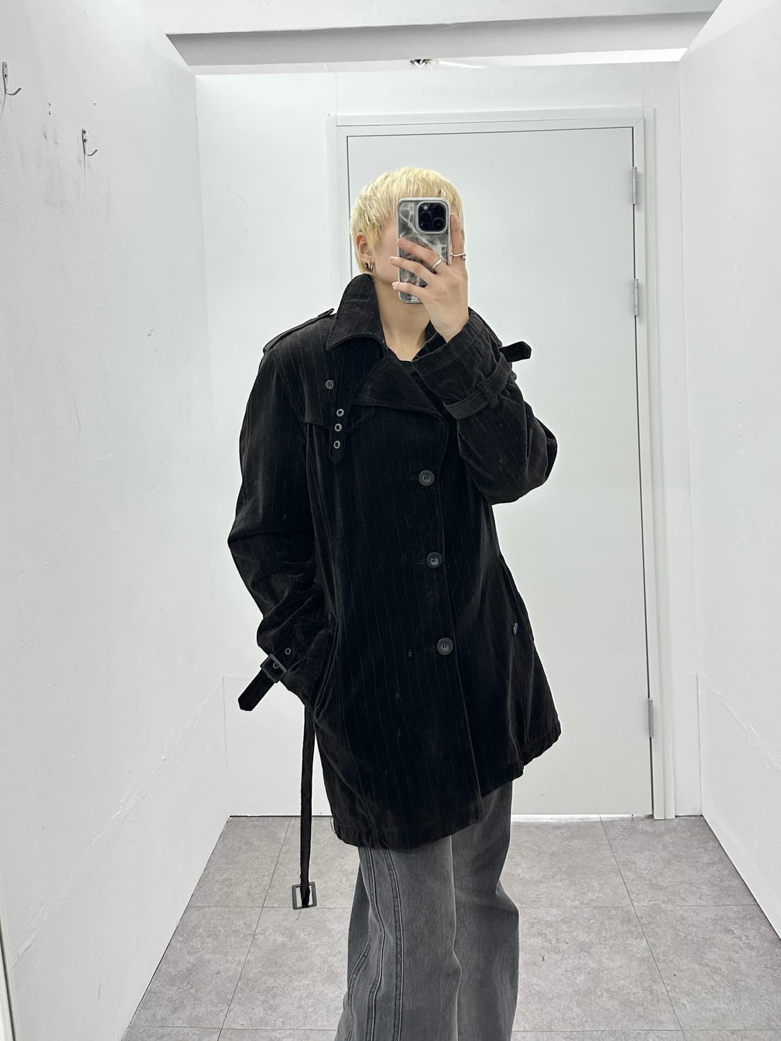 Growth by In The Attic stripe fur velvet 상품이미지2