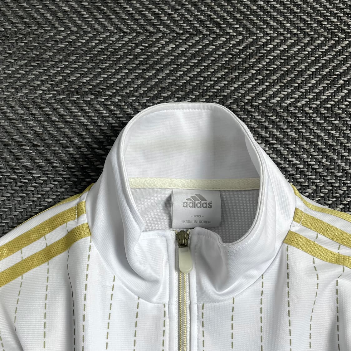00s 아디다스 올드스쿨 화이트 골드 트랙탑 져지 y 4737 상품이미지6