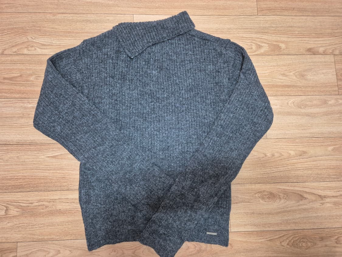 미세키서울 사이드버튼 니트(차콜) 상품이미지7