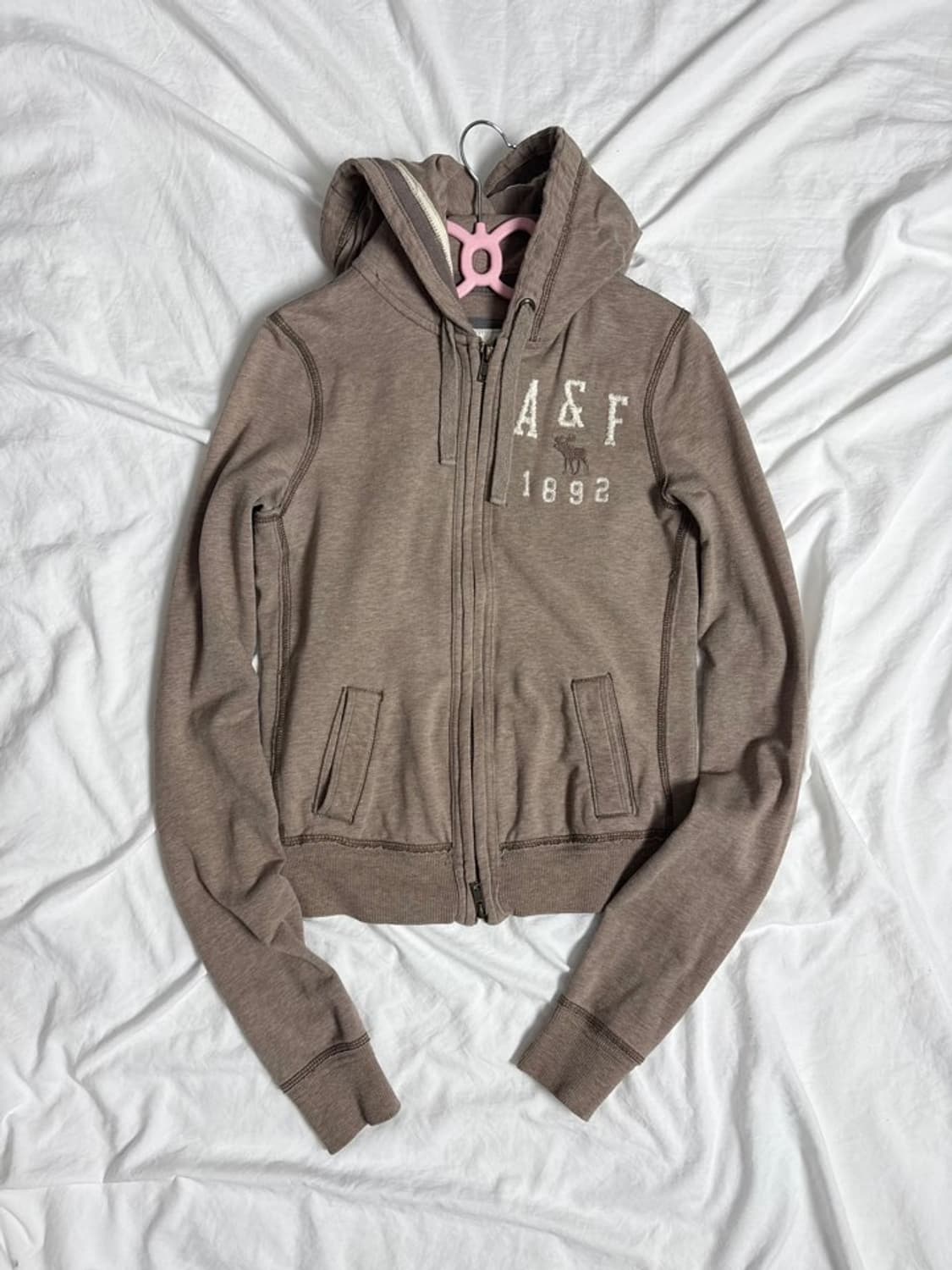아베크롬비 초코 후드집업 상품이미지3