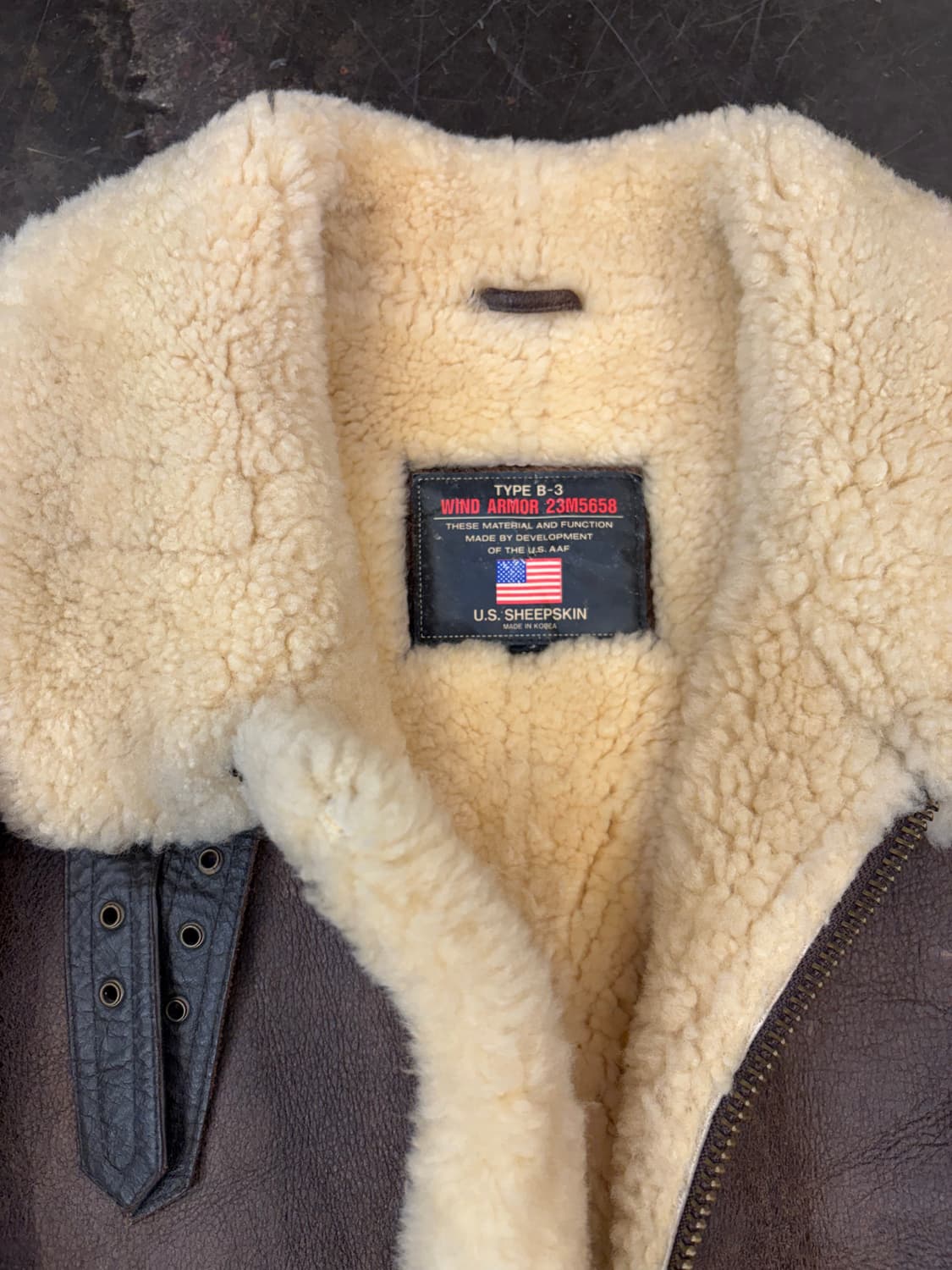 Wind armor b3 무스탕 상품이미지3