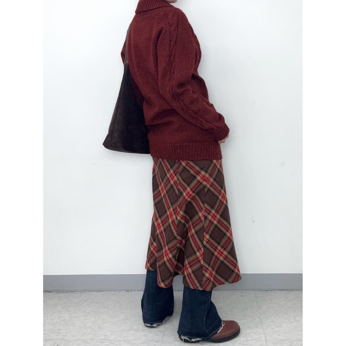 빈티지 레드 가디건 상품이미지4