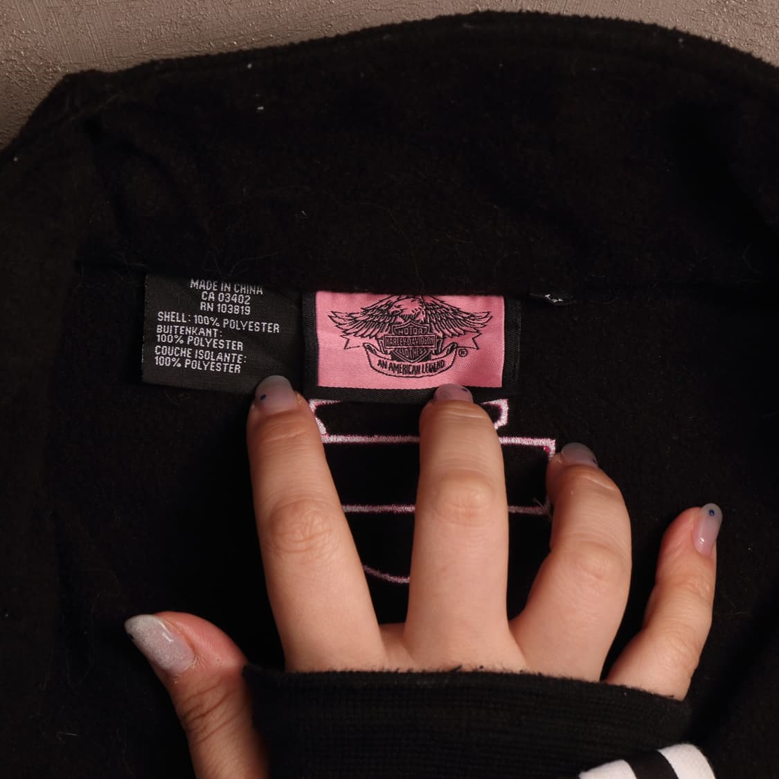 할리데이비슨 사이드라인 플리스 집업자켓 A1406 상품이미지4