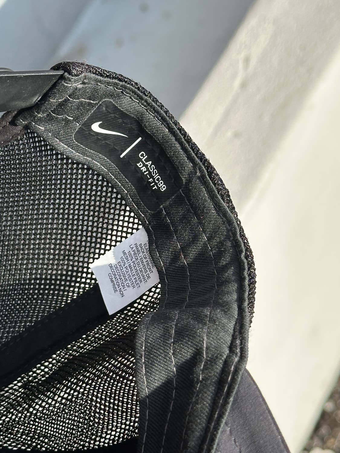 [F] 나이키 로고 블랙 메쉬 볼캡 모자 골프 상품이미지6