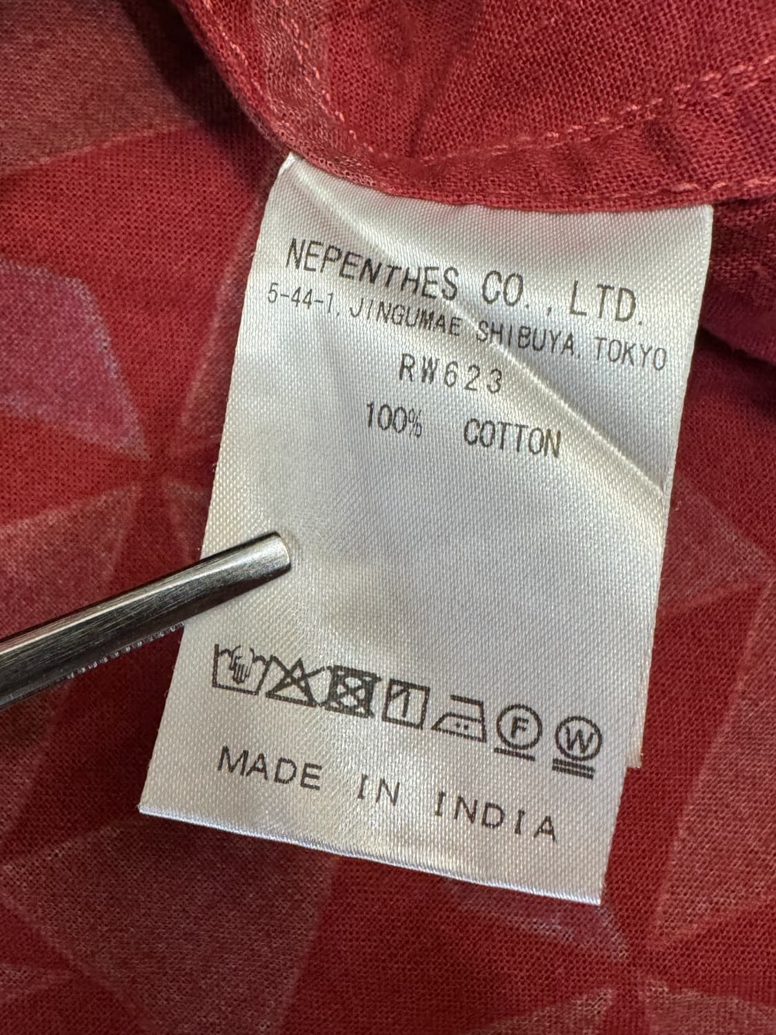 [M][100-105] 남이서팔 헌팅 플란넬 커버올 레드  상품이미지7