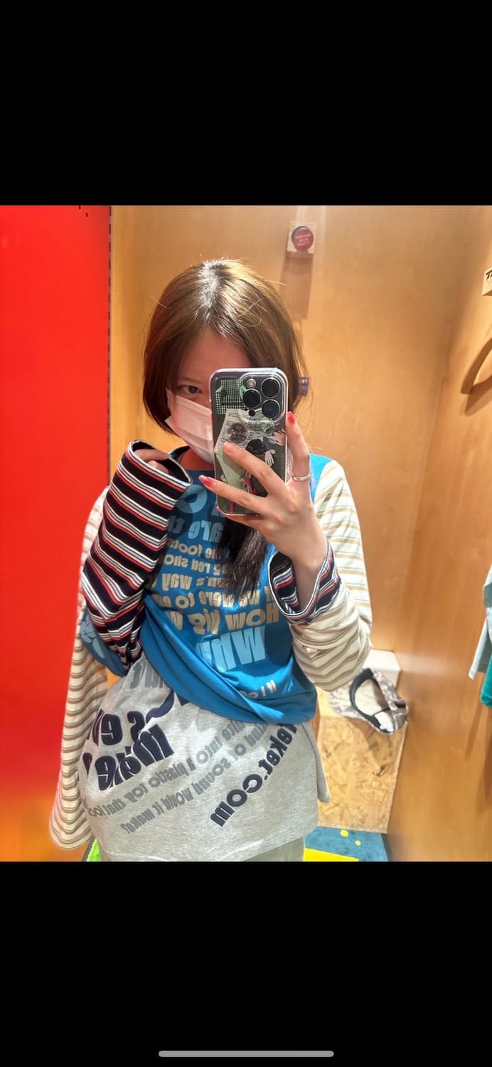 Think Swell Stripe L/S Tee Blue 상품이미지1