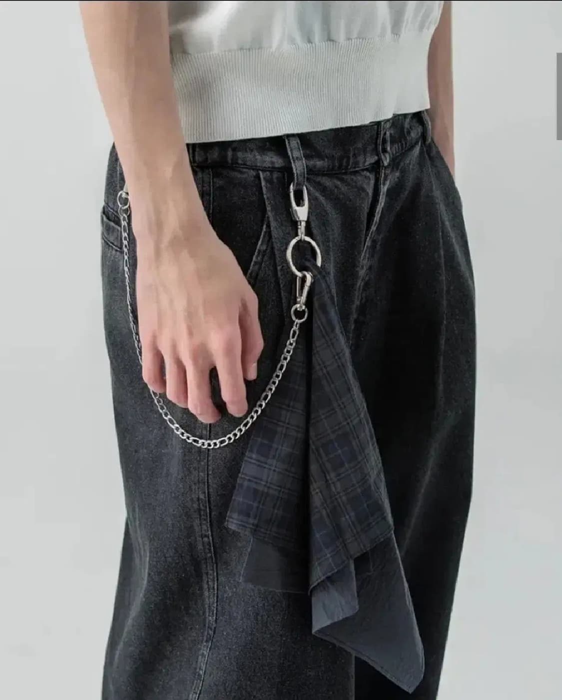 밀로아카이브 레이어 패브릭 키링 [빈티지 블루] 상품이미지1