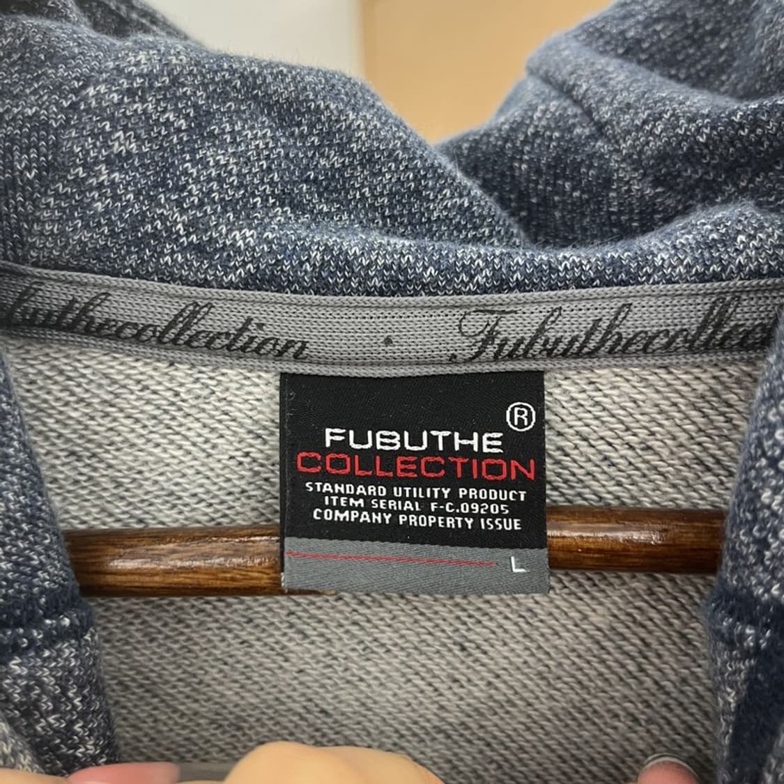 푸부 FUBU 스트릿 펑크 슈팅스타 별패턴 후드티 L C10294 상품이미지5