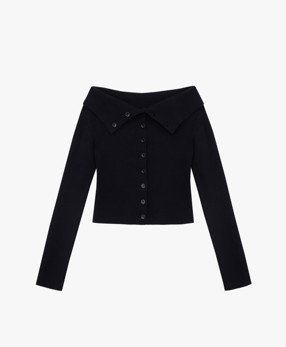 그로브 바인드 가디건 블랙 상품이미지1