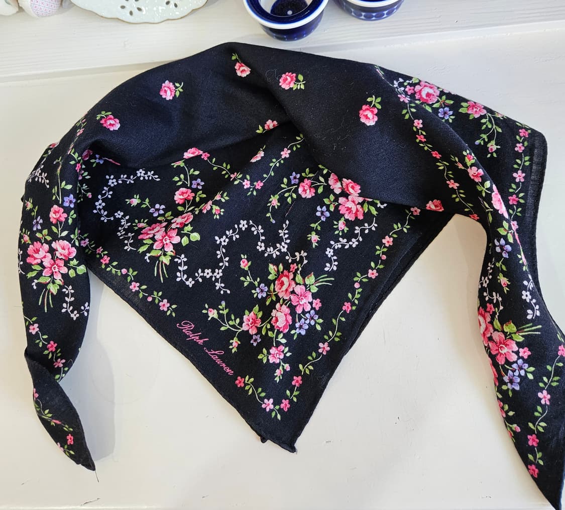 (Ralph Lauren 랄프로렌) 플라워 코튼 손수건 상품이미지1