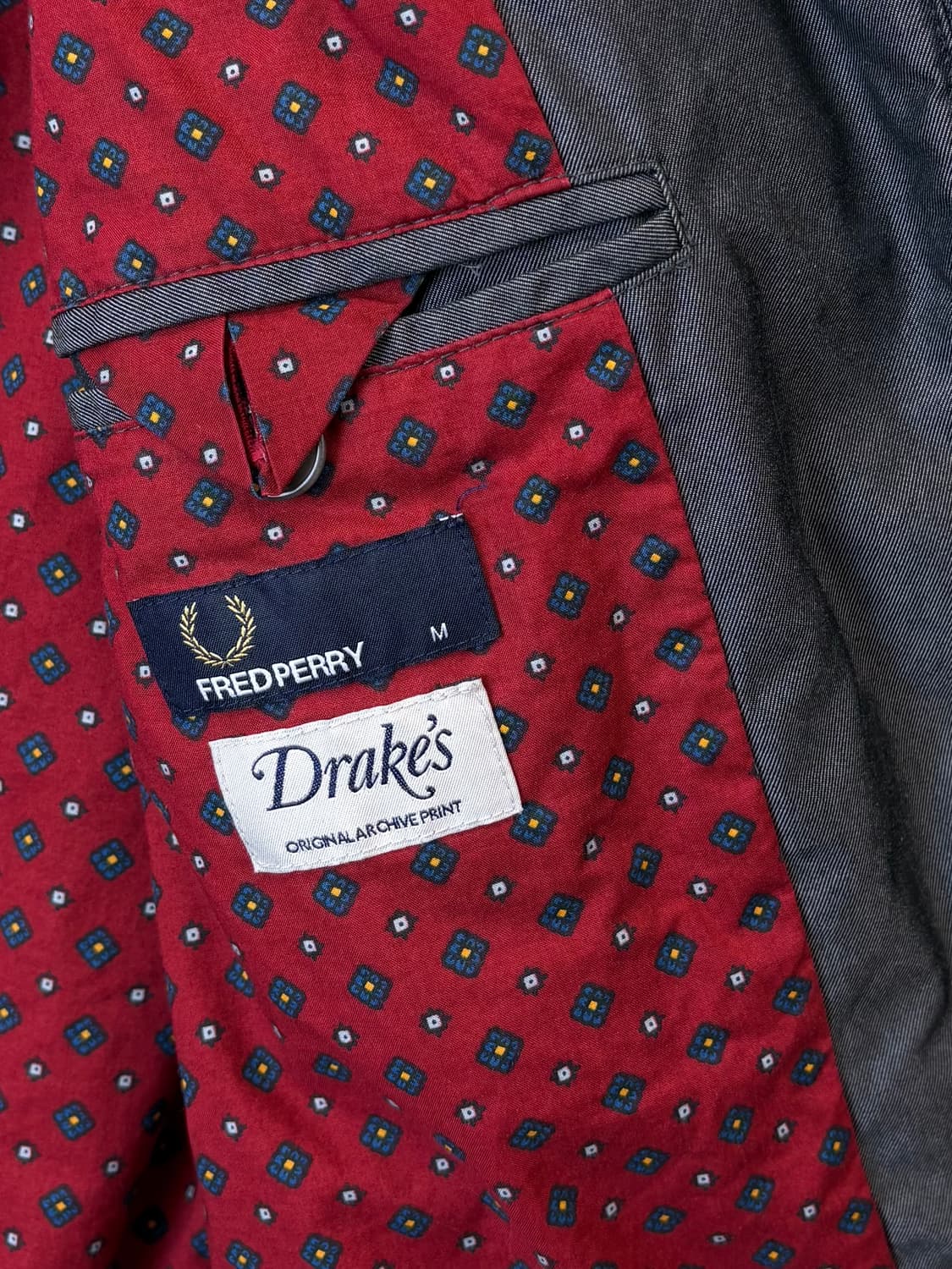 프레드페리 드레익스 페이즐리 헤링턴 자켓 상품이미지6