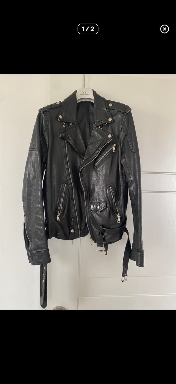 램스킨 레더자켓 상품이미지1