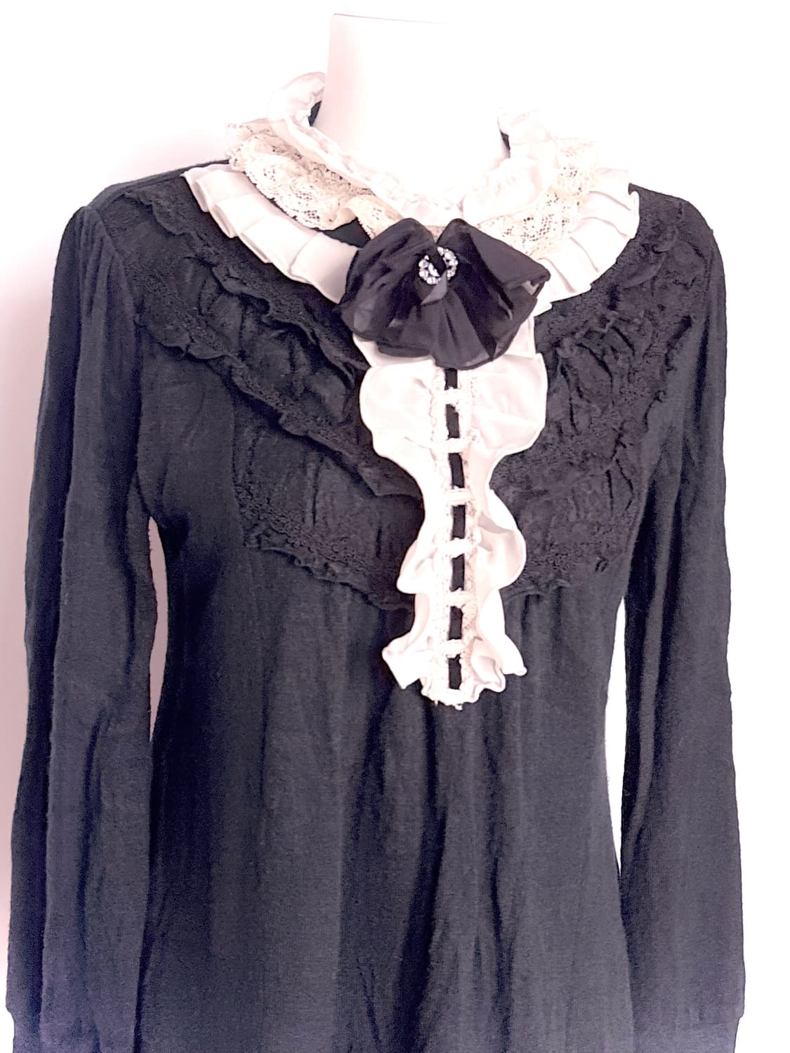 엑시즈팜 고스로리 레이스 프릴원피스 공겜여주 지뢰계 양산형  상품이미지2