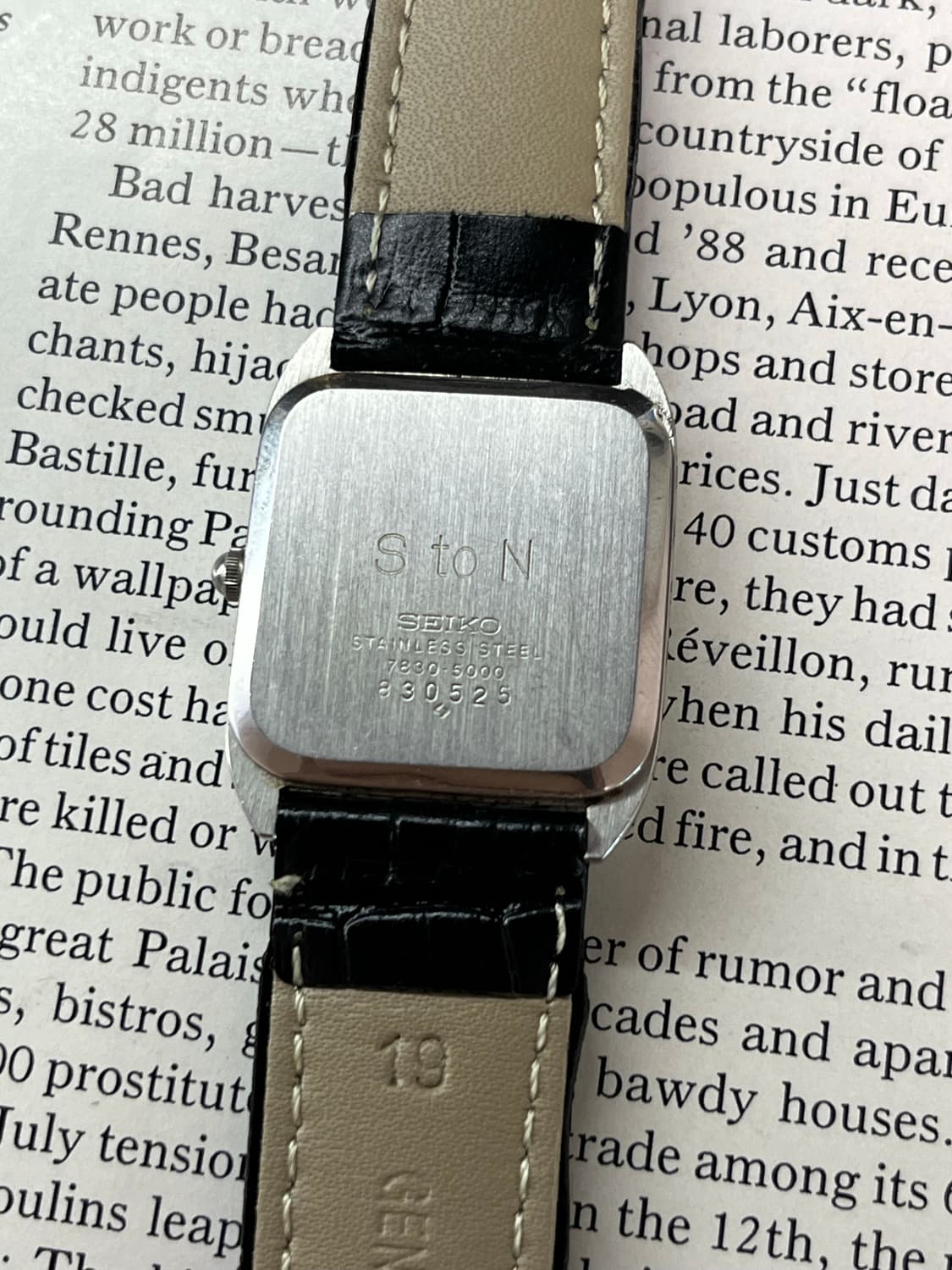 Seiko Quartz Tank Watch 상품이미지5