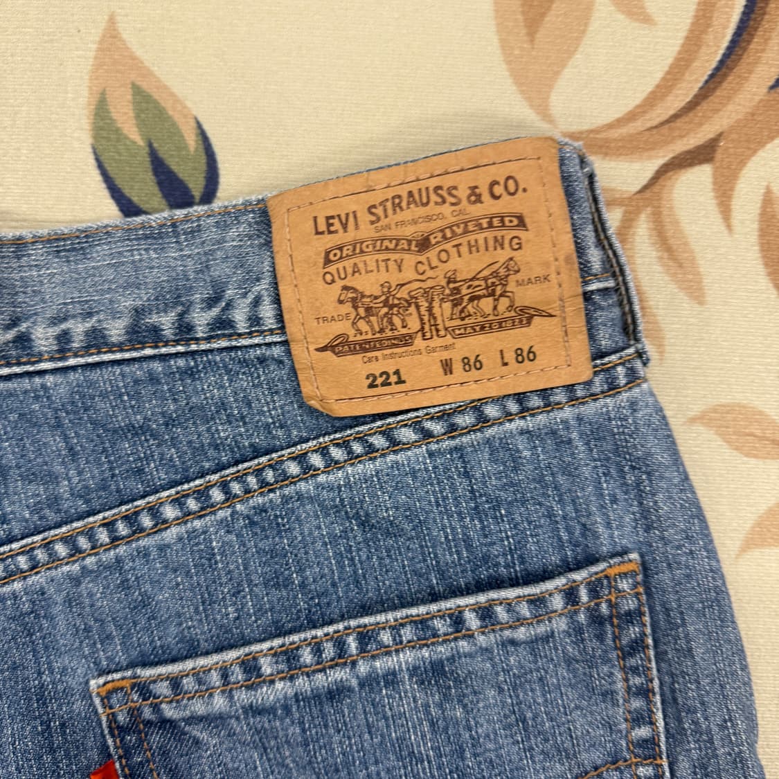 (32)리바이스 Levis 221오렌지탭 데님반바지 상품이미지2