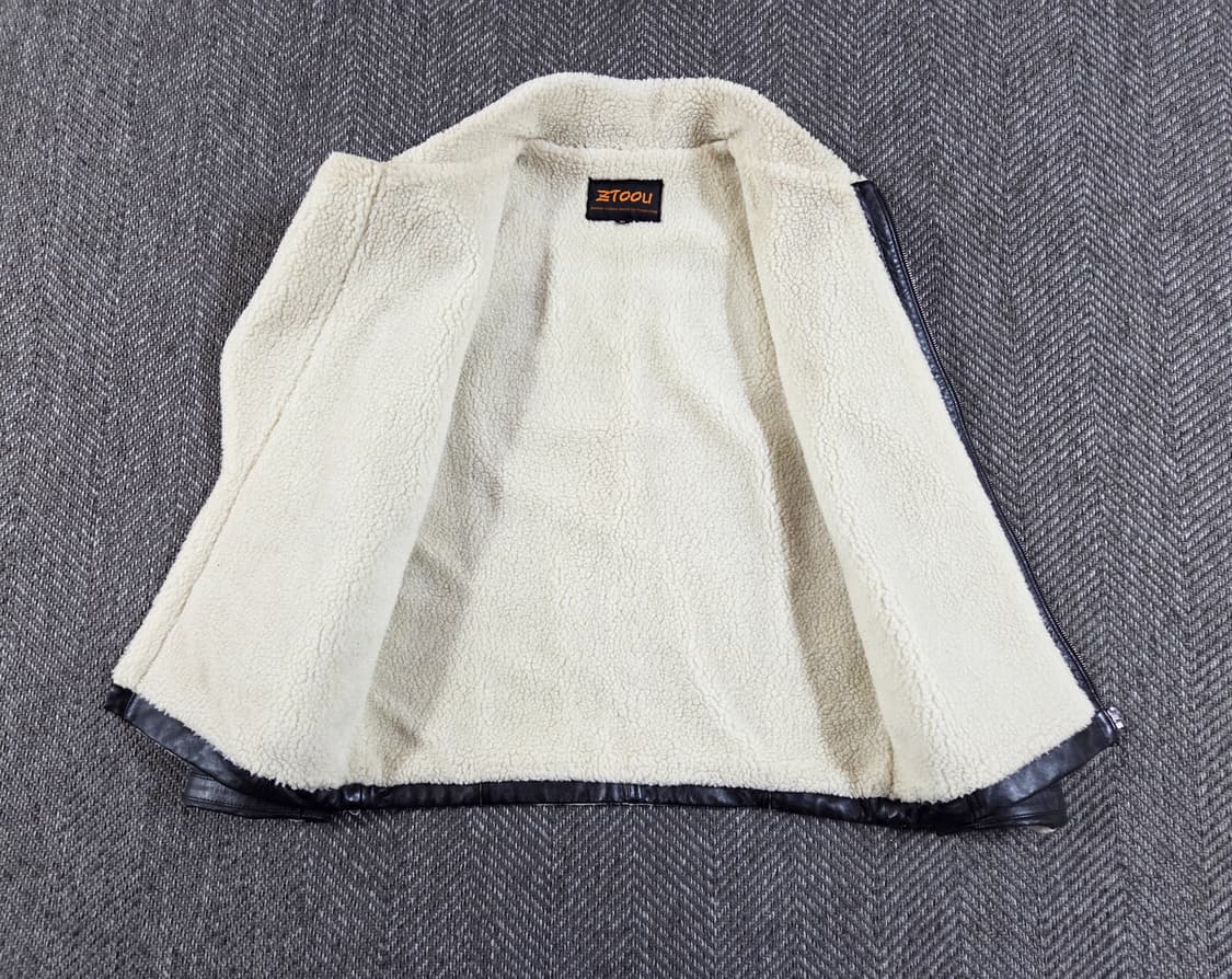 리얼 레더 양가죽 무스탕 자켓 상품이미지4