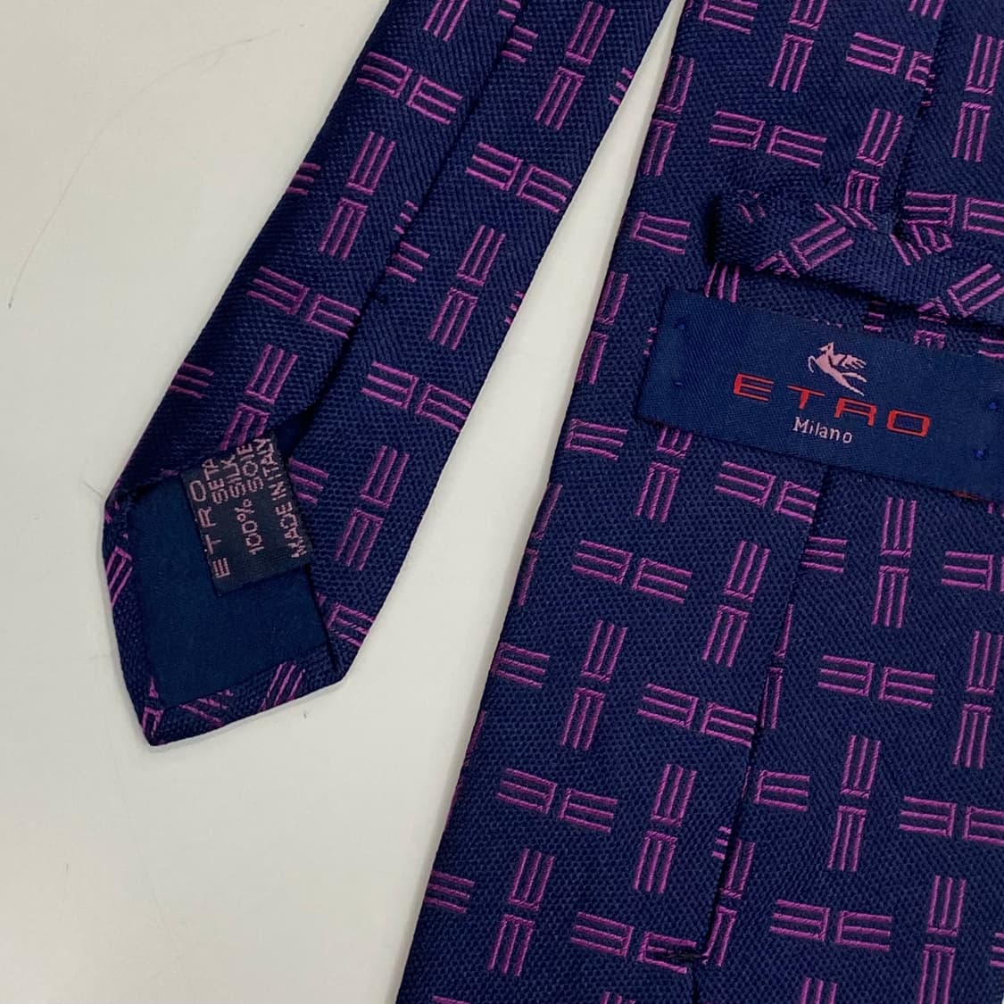 에트로(ETRO) 영문모노그램 명품 정품넥타이 상품이미지6