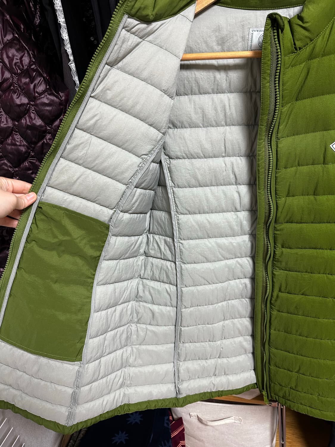 노컨텐츠 에이라인 패딩점퍼 상품이미지4