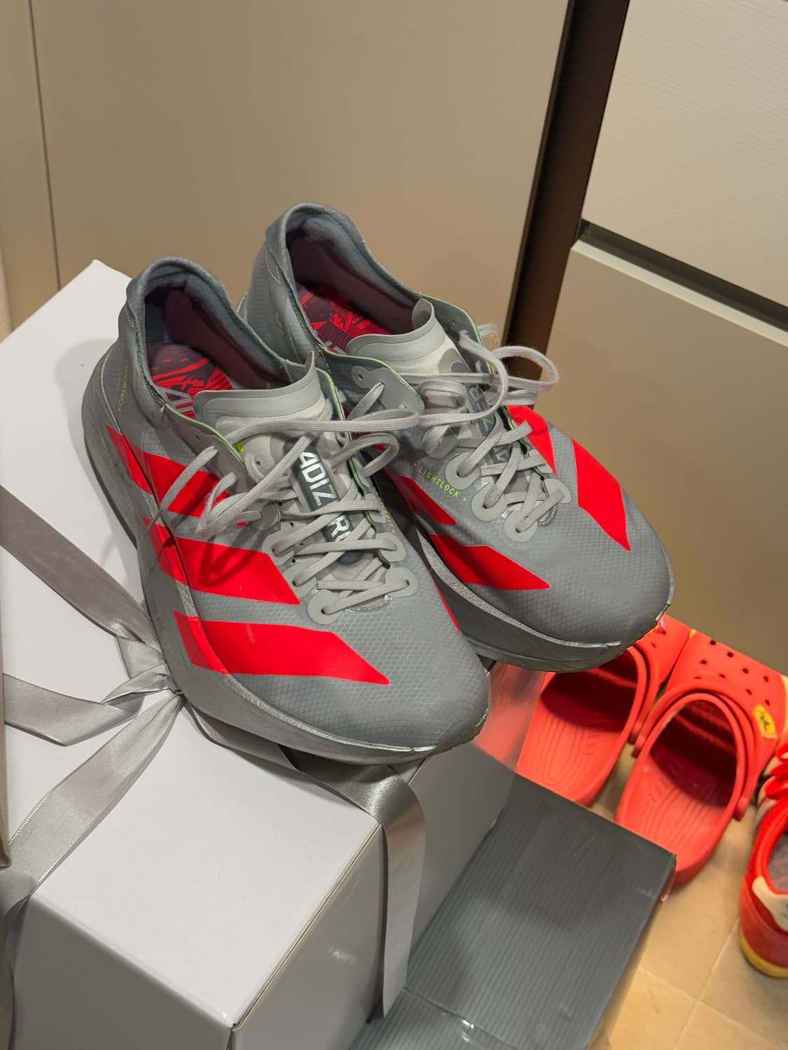 [285]adizero adios pro4 실버 에키덴 팝니다 러닝화 상품이미지10