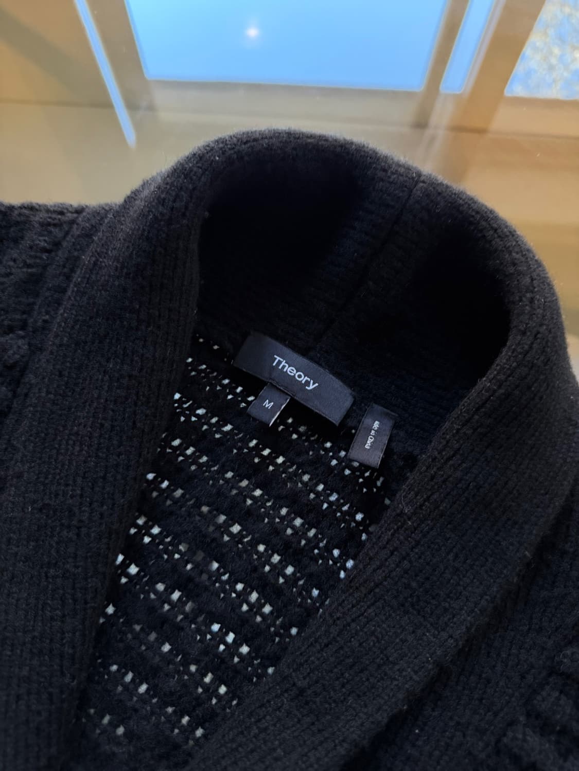 띠어리 숄칼라 가디건 100 상품이미지8