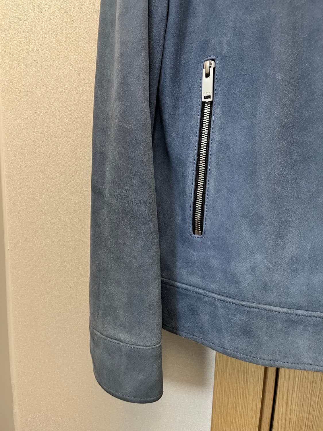 산드로옴므 스웨이드 가죽자켓 상품이미지6