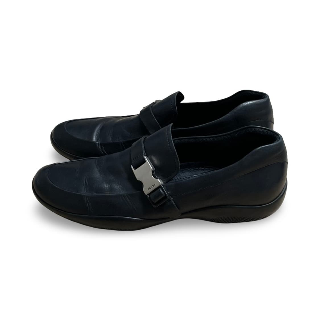 프라다 스포츠 레더 버클 로퍼 상품이미지1