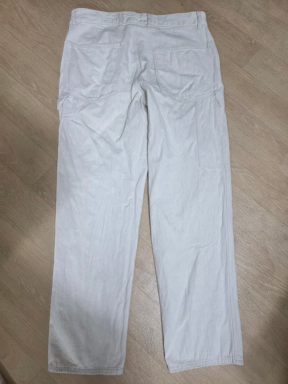 유니클로 카펜터 데님 팬츠 크림진 M 상품이미지6