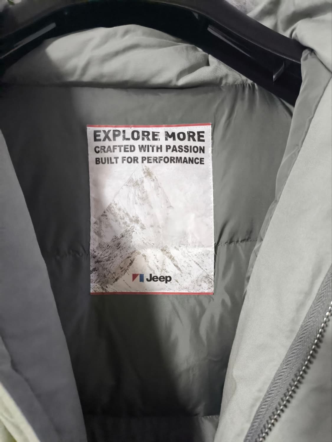 100 지프 폴라베어 야상 다운 패딩 점퍼 상품이미지6