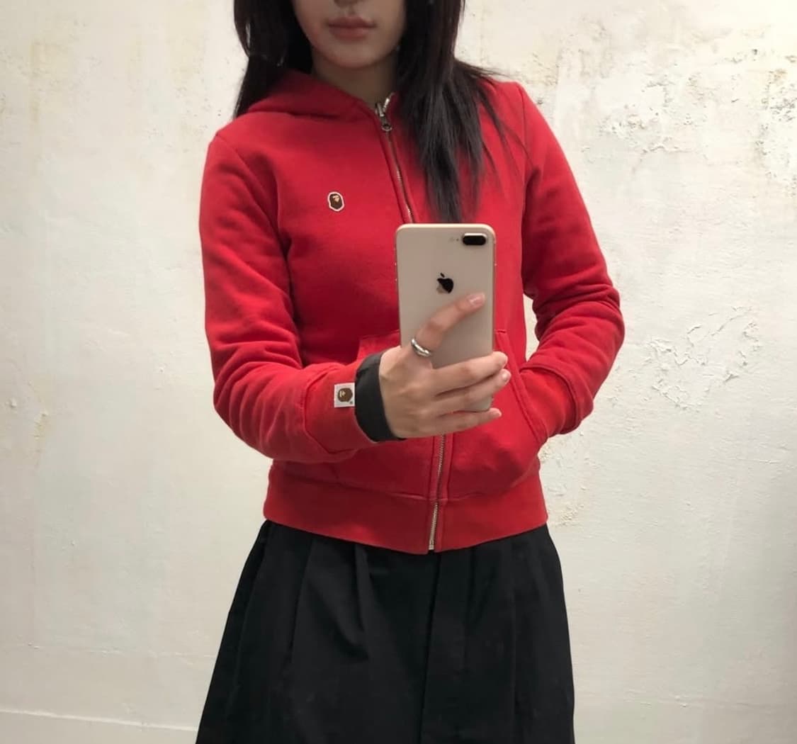 베이프 딱붙핏 양면 리버서블 후드 집업 상품이미지1