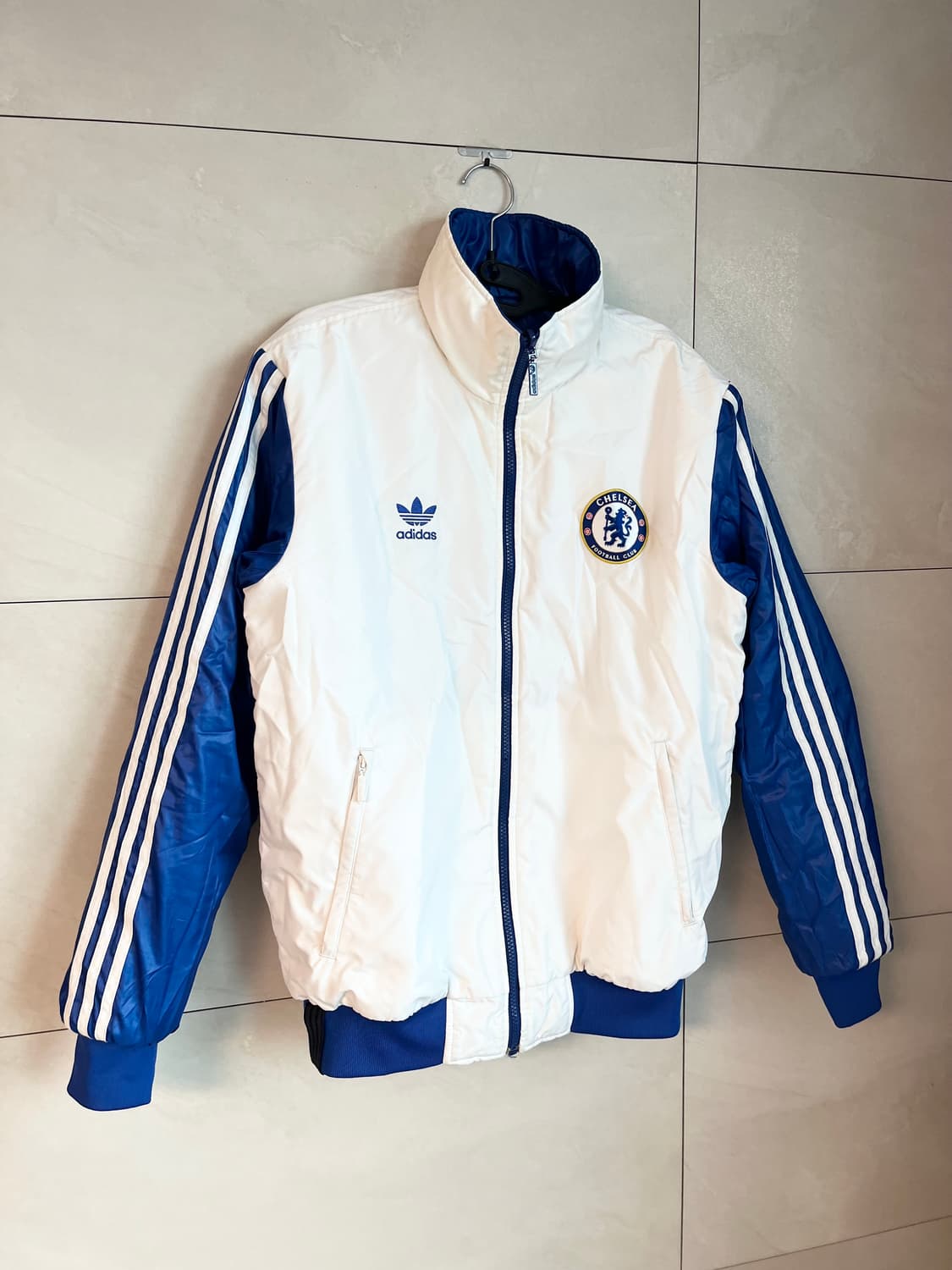 아디다스 첼시FC  흰,파 리버시블 자켓 [100]  상품이미지2