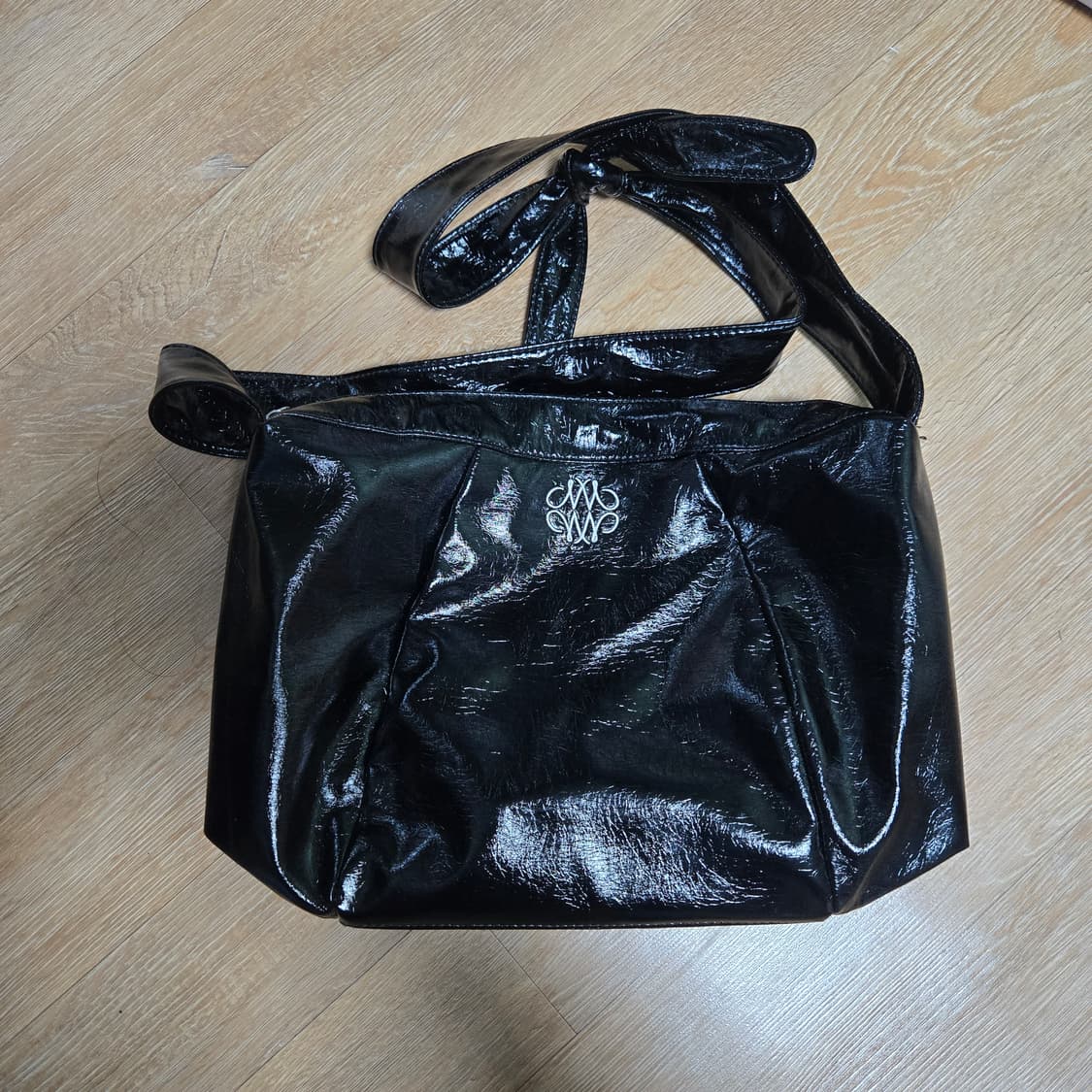 닉앤니콜 NICOLE SQUARE SHOULDER BAG/ BLACK 상품이미지2