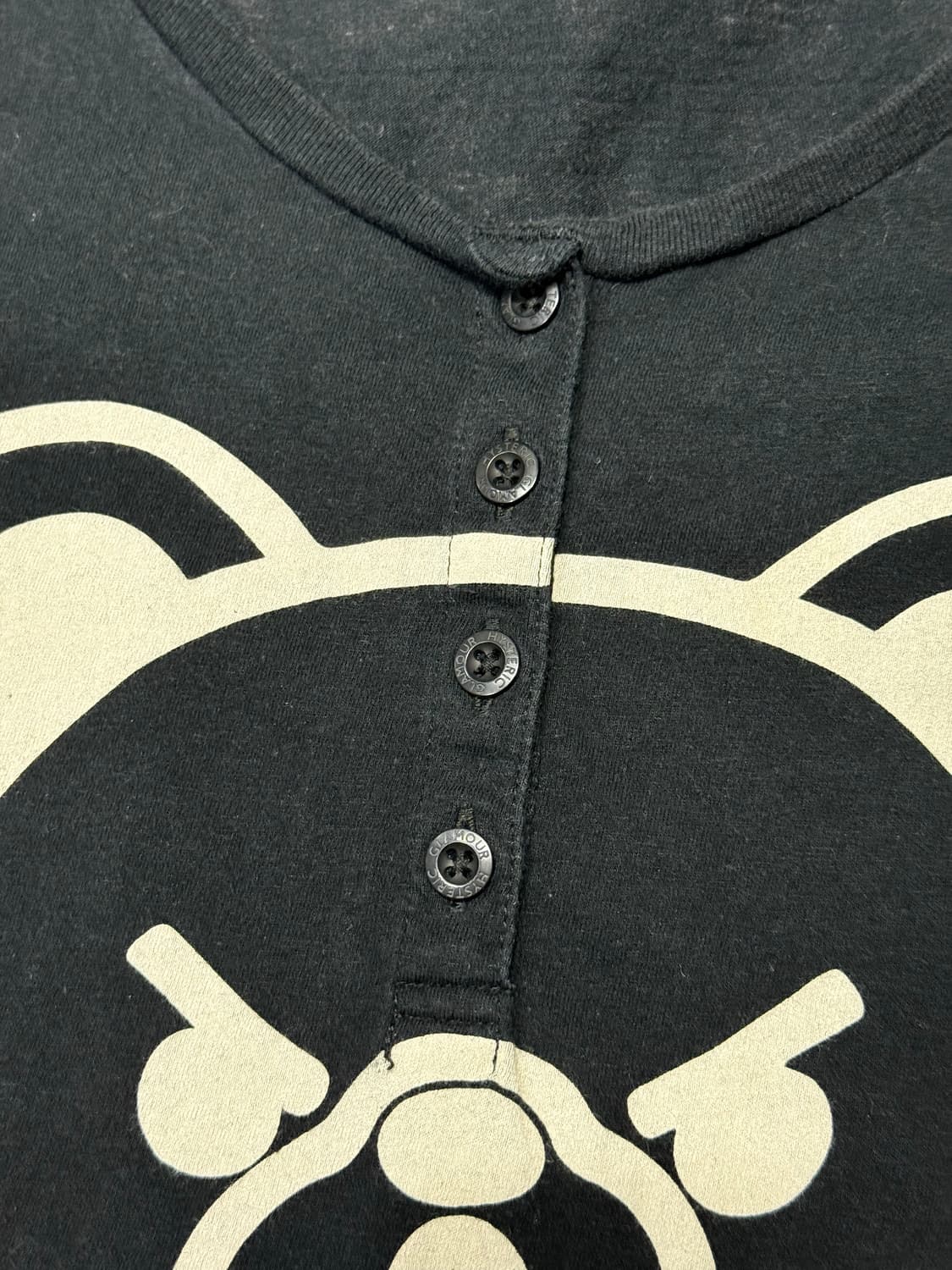 히스테릭 글래머 아카이브 퍽베어 버튼업 반팔 티셔츠 상품이미지3