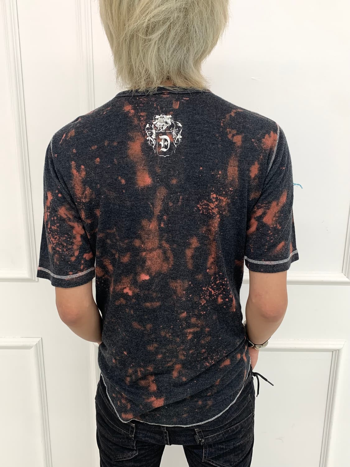 Skull detail tie-dye top  상품이미지2