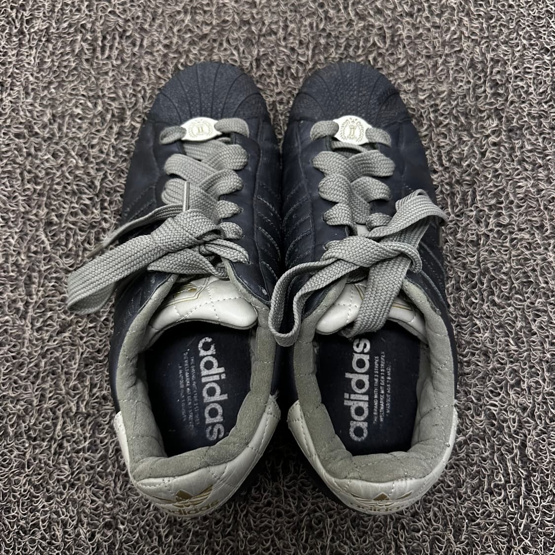 아디다스 슈퍼스타2 블랙 카키 스니커즈 운동화 260사이즈 상품이미지2