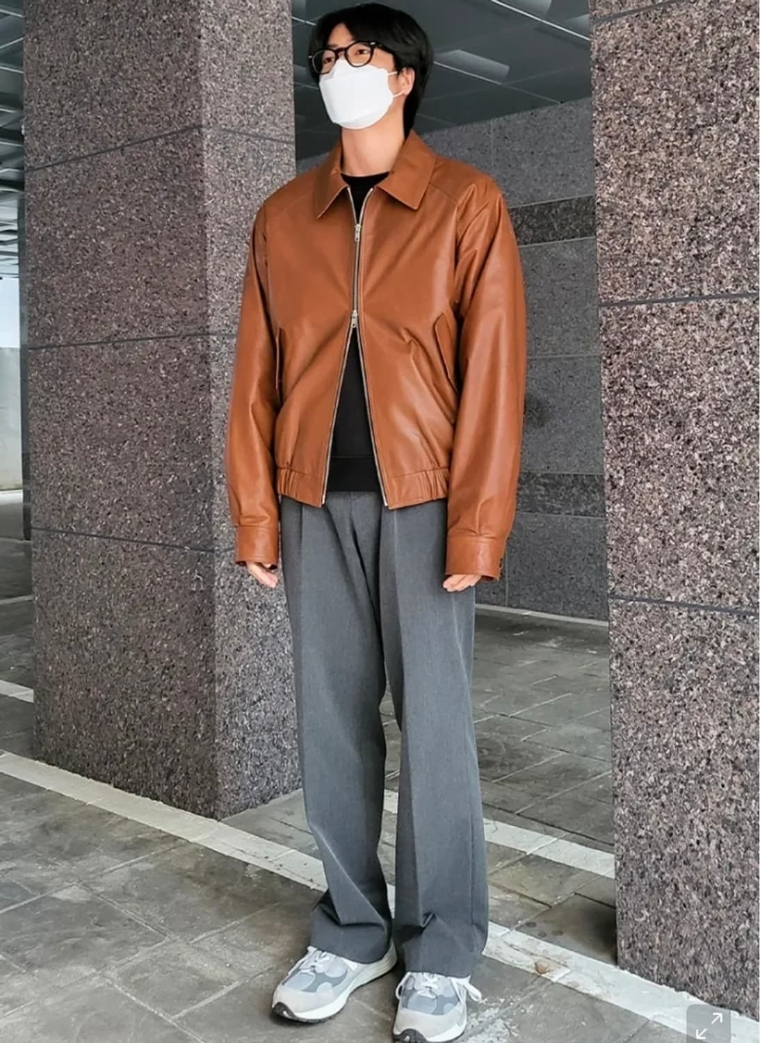 도프제이슨 램스킨 가죽 자켓 XL 상품이미지2