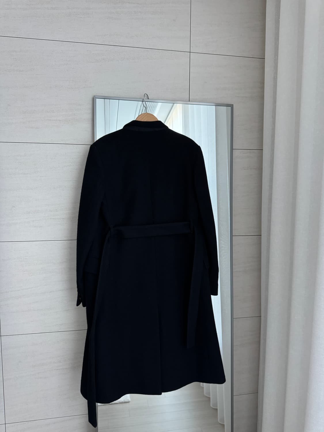 드리스반노튼(Dries van Noten) 블랙 코트 / 벨트 롱코트 상품이미지8