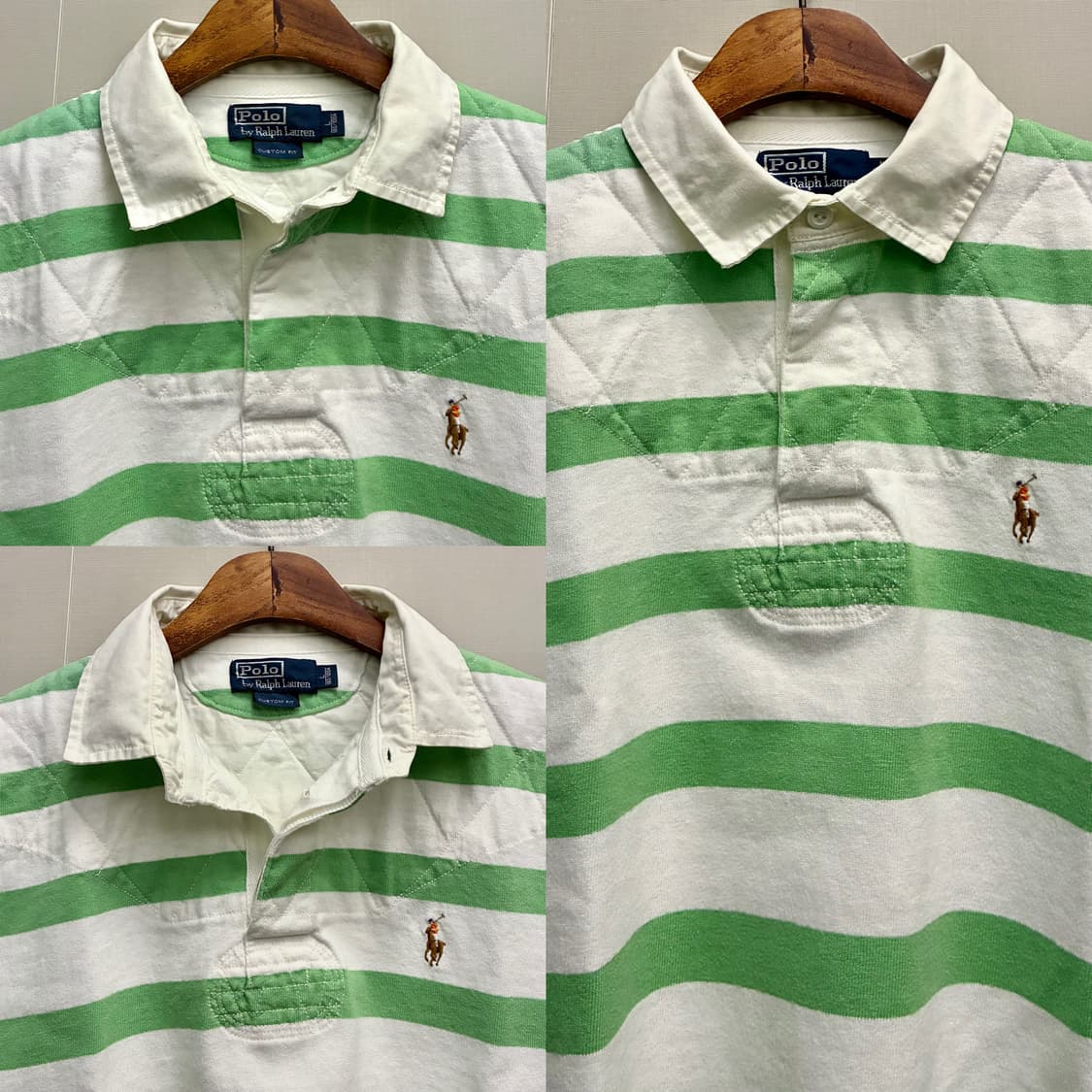 (L)POLO 폴로랄프로렌 럭비 스트라이프 반팔 PK카라티셔츠 상품이미지10