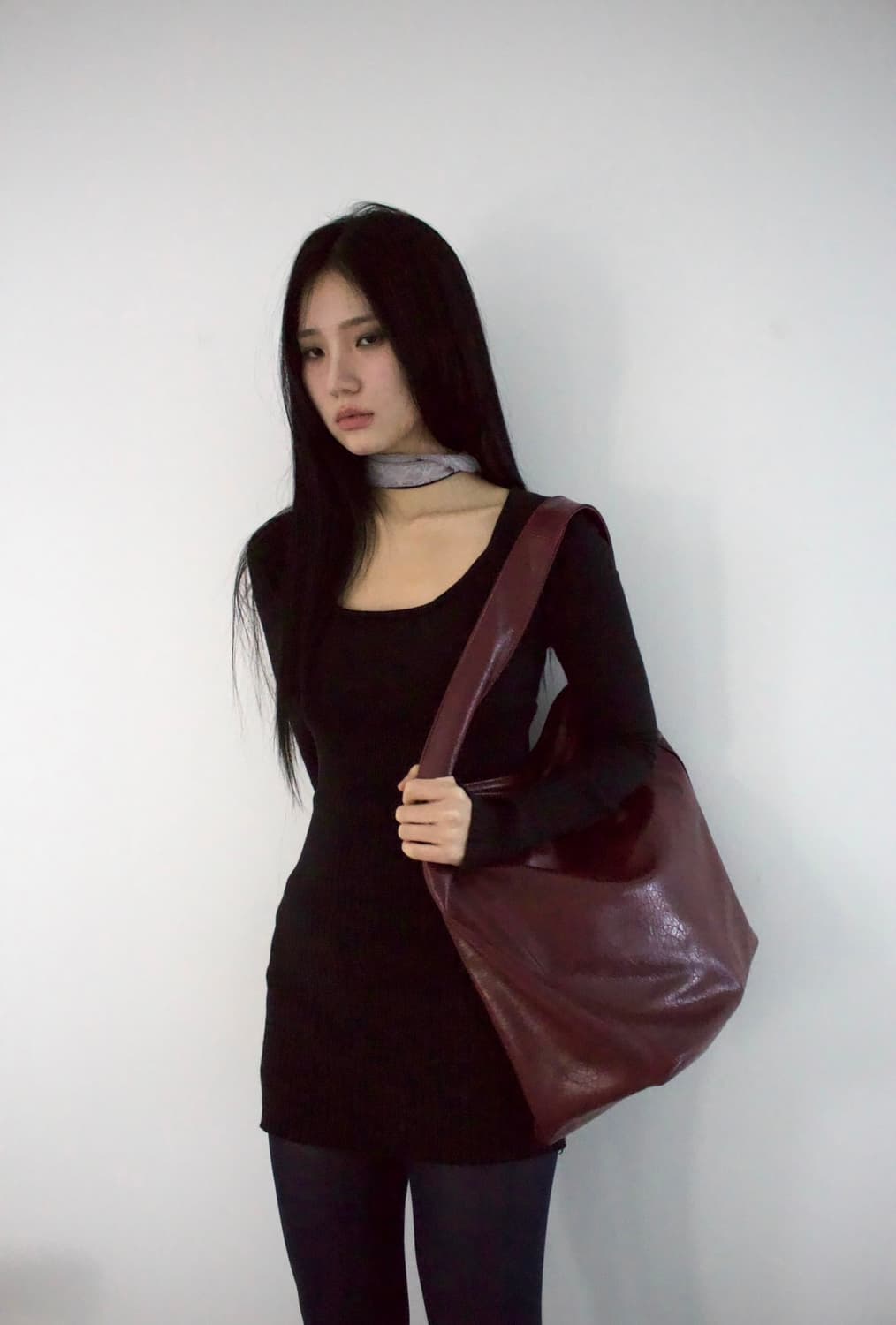 디에이디 shoulder bag (burgundy) 숄더백 가방 버건디 상품이미지2