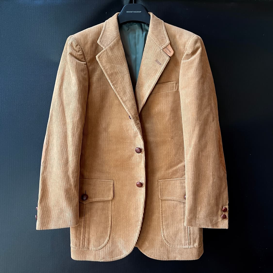70s VAN JAC Made in Japan 코듀로이 헌팅 코트 상품이미지9