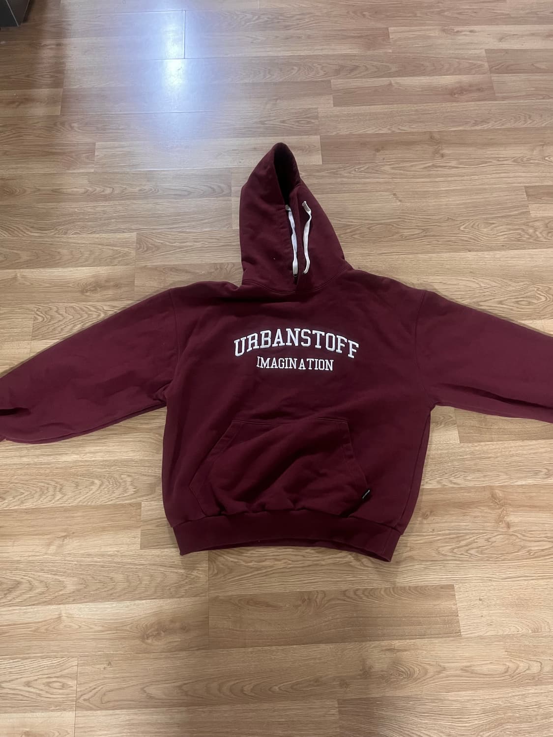 URBANSTOFF 버건디 후드티 M 상품이미지1