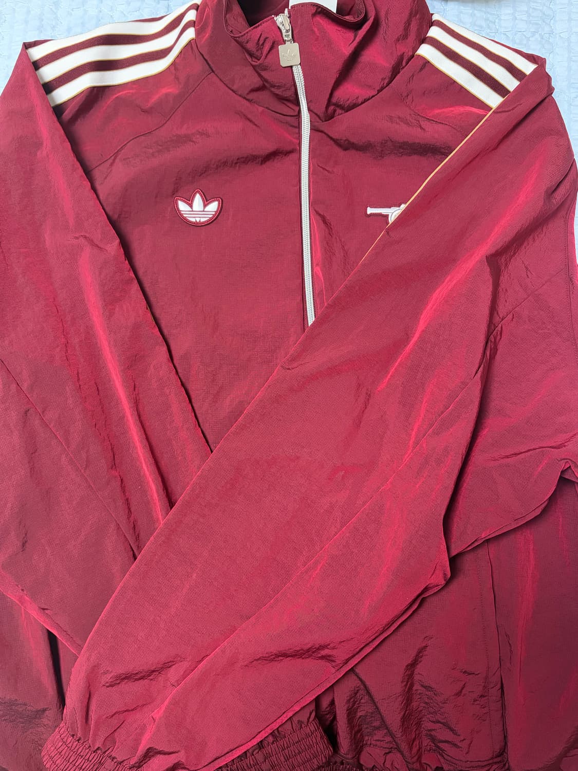 아디다스 아스널 테라스 아이콘 하프집 자켓 버건디 2xl 상품이미지2