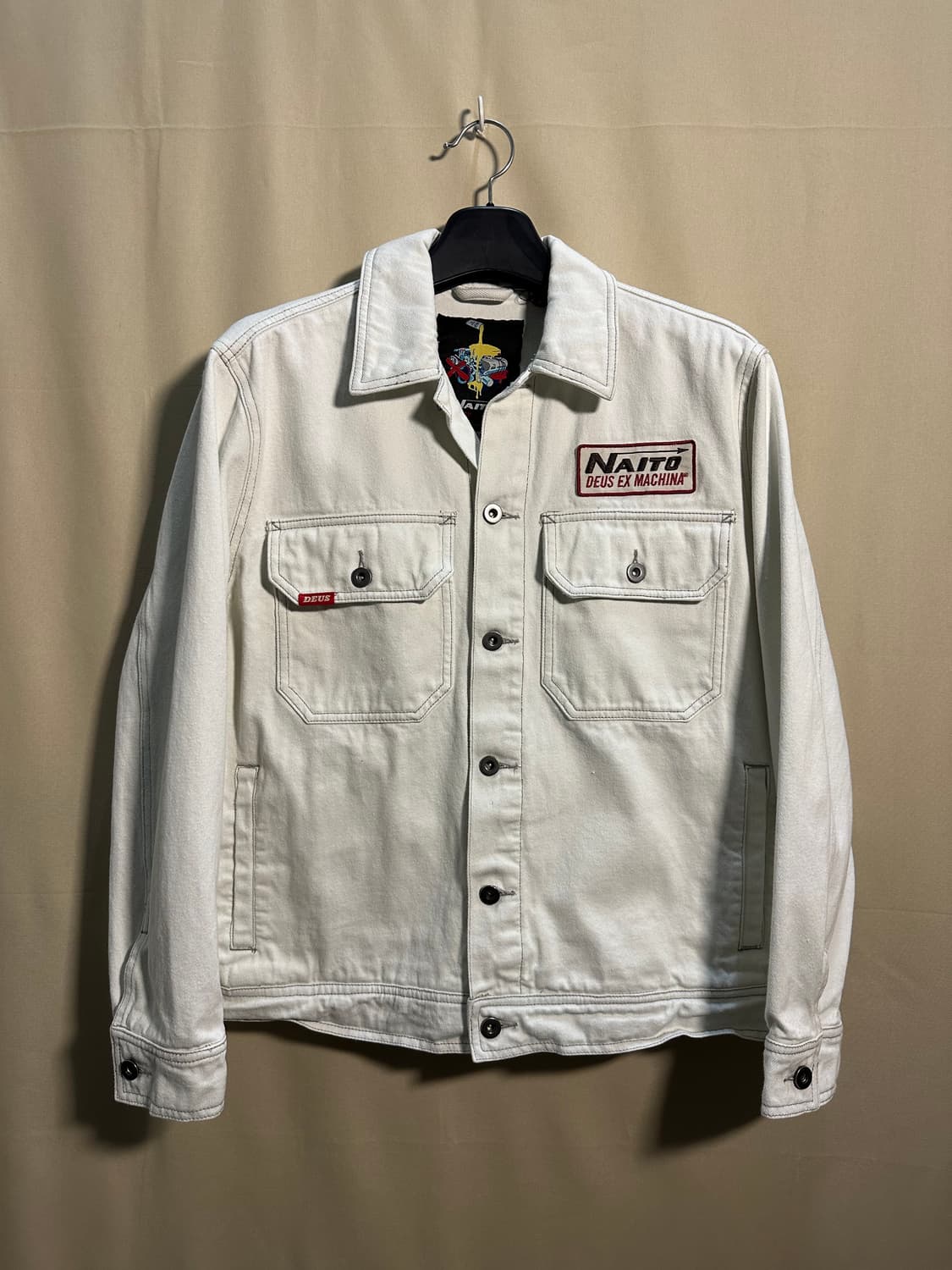 데우스 엑스마키나 패치 트러커자켓 처분  상품이미지1