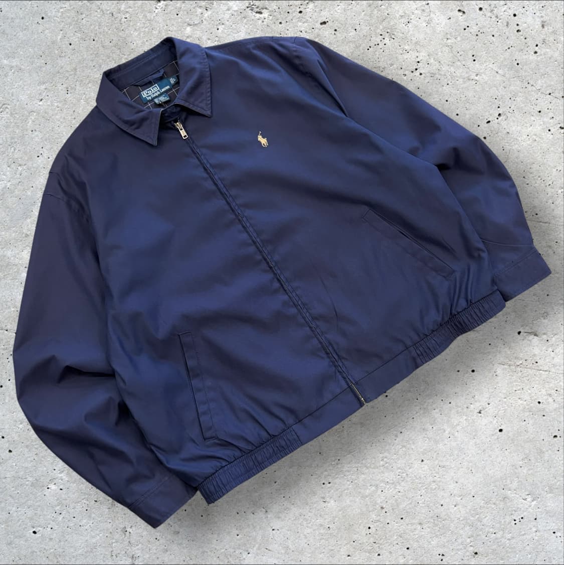 [L] 폴로 랄프로렌 네이비 블루종 해링턴 자켓 D300 상품이미지1
