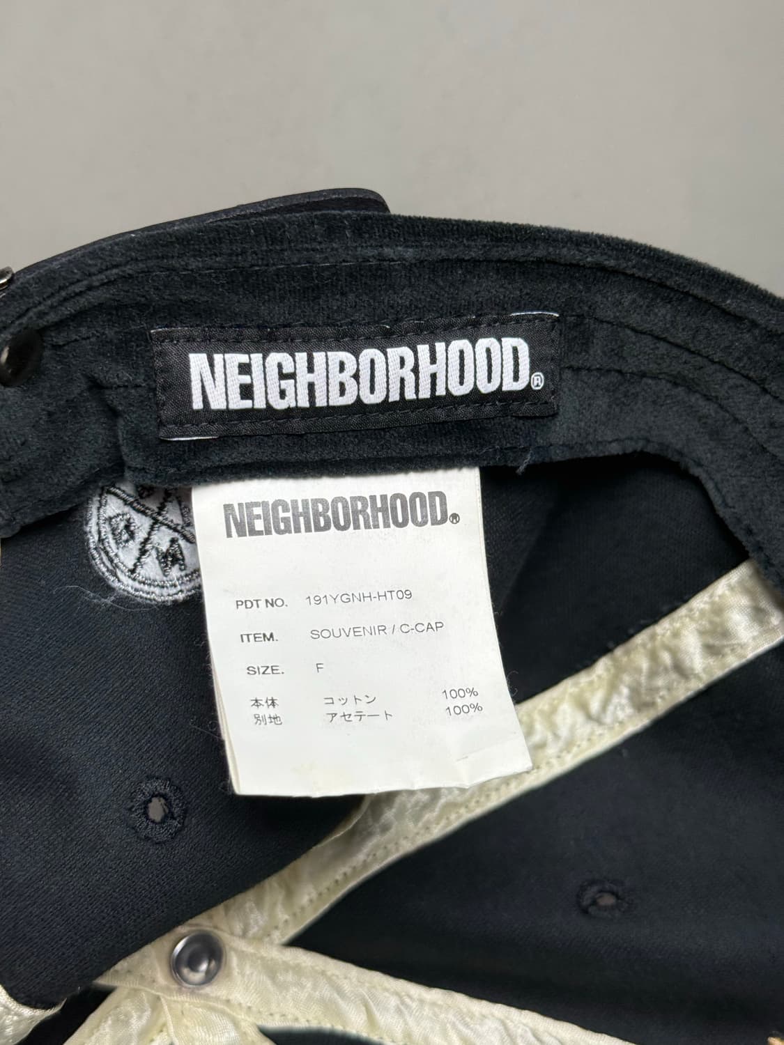 네이버후드 아카이브 복 벨루어 볼캡 모자 상품이미지4