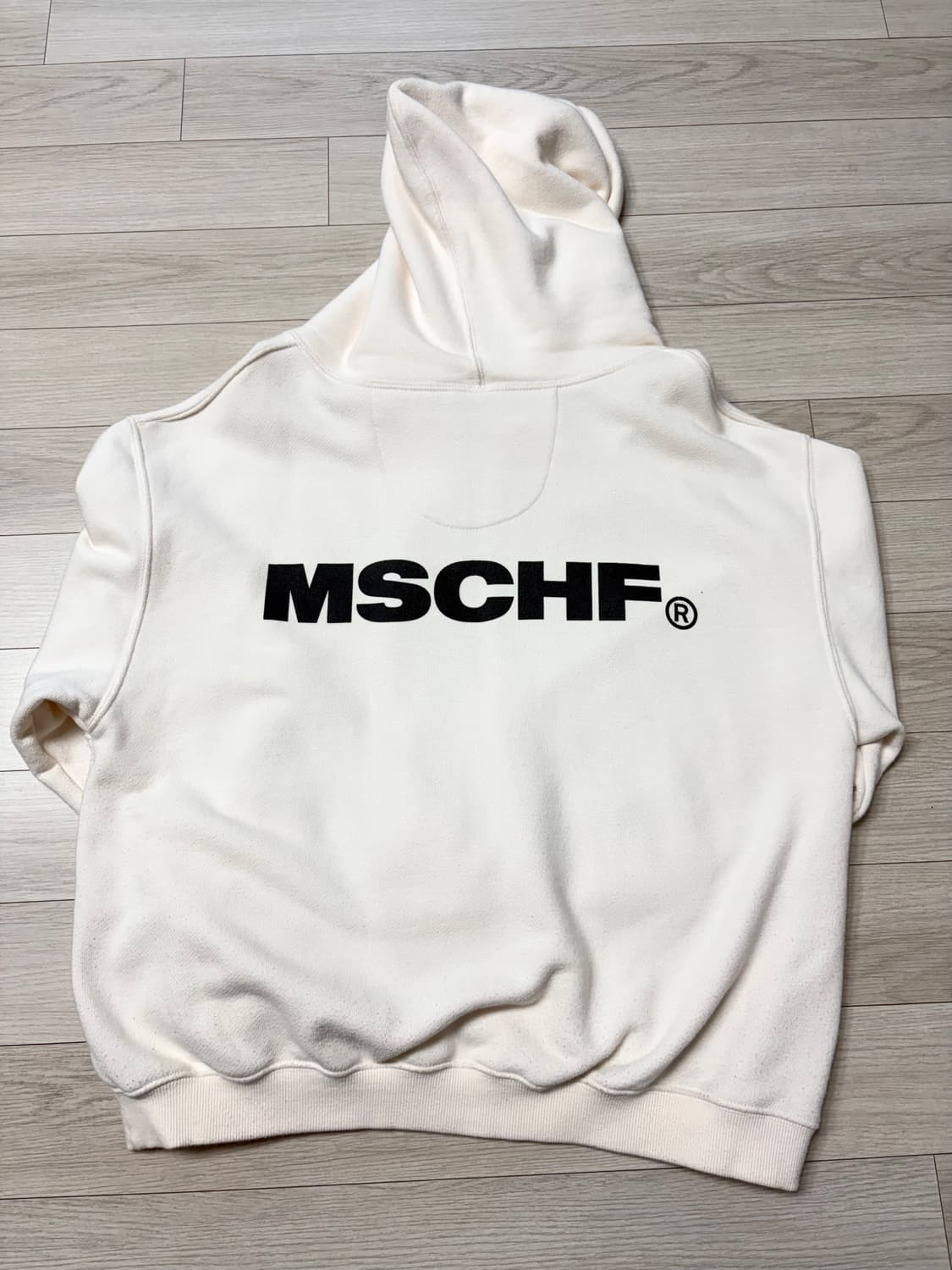 미스치프 콜렉티브 후드티 크림 M 상품이미지1